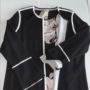 Chico’s Reversible Cardi LS Sweater + Shirt